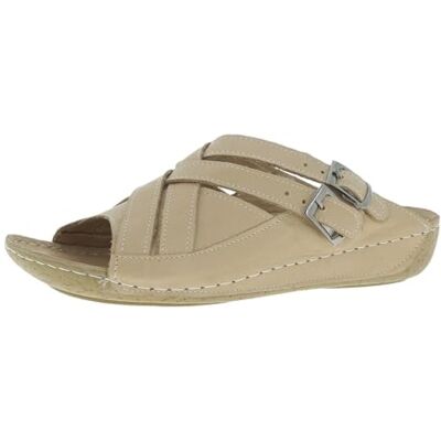 0771516 Andrea Conti Klapki damskie, Camel, 35 EU, piaskowy, 35 EU 0771516 Andrea Conti Klapki damskie, Camel, 35 EU, piaskowy, 35 EU