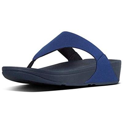 U04-399 Fitflop Damskie płaskie sandały LULU Toe Post-Shimmer Midnight Navy, 40 UK, Midnight Navy, 43 EU U04-399 Fitflop Damskie płaskie sandały LULU Toe Post-Shimmer Midnight Navy, 40 UK, Midnight Navy, 43 EU