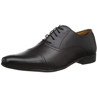 Mellor-Black-9 Red Tape Męskie Mellor Oxford, Czarny 42 EU Mellor-Black-9 Red Tape Męskie Mellor Oxford, Czarny 42 EU