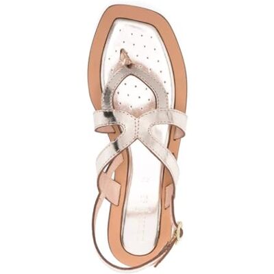 D55YFC000N6 Geox D Sozy Qc C Sandały damskie, złotym, 38.5 EU D55YFC000N6 Geox D Sozy Qc C Sandały damskie, złotym, 38.5 EU