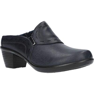 31-3160 Easy Street womens Mule, Navy, 9 Wide US 31-3160 Easy Street womens Mule, Navy, 9 Wide US