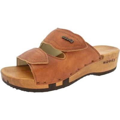 11520 Woody Damskie buty drewniane Melanie, brązowy szafirowy, 41 EU, Saforbraun, 41 EU 11520 Woody Damskie buty drewniane Melanie, brązowy szafirowy, 41 EU, Saforbraun, 41 EU