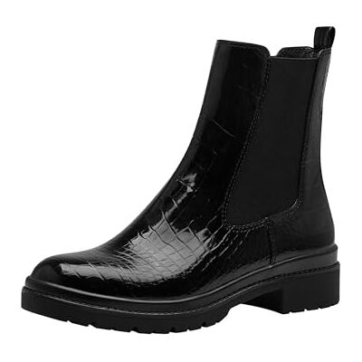 1-25428-43 Tamaris Damskie kozaki Chelsea , Black Croco, 40 EU, Czarny, krokodyl, 40 EU 1-25428-43 Tamaris Damskie kozaki Chelsea , Black Croco, 40 EU, Czarny, krokodyl, 40 EU