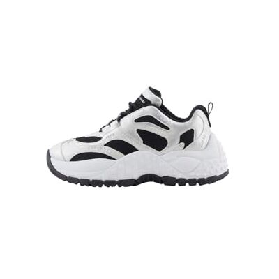 XDX120XV897R571 Armani Exchange Vedder, Chunky Sole, laminowane detale, logo typu sneaker, Silver Black, 40.5 EU XDX120XV897R571 Armani Exchange Vedder, Chunky Sole, laminowane detale, logo typu sneaker, Silver Black, 40.5 EU