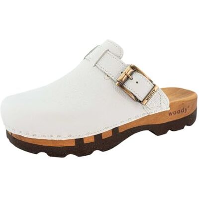 6911 Woody Męskie buty drewniane Lukas, białe, 46 EU, biały, 46 EU 6911 Woody Męskie buty drewniane Lukas, białe, 46 EU, biały, 46 EU