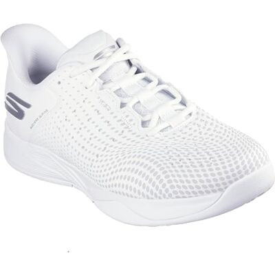 246101C WHT Skechers Męskie wsuwane buty bez użycia rąk: Viper Court Reload Sneaker, białe/tekstylne/białe wykończenie, 40 EU, Białe tekstylne białe wykończenie, 41 EU 246101C WHT Skechers Męskie wsuwane buty bez użycia rąk: Viper Court Reload Sneaker, białe/tekstylne/białe wykończenie, 40 EU, Białe tekstylne białe wykończenie, 41 EU