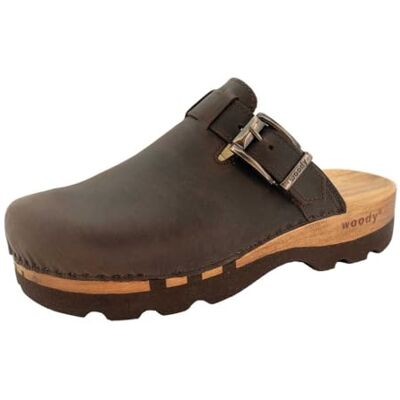 6911 Woody Męskie buty drewniane Lukas, brązowe, 48 EU, brązowy, 48 EU 6911 Woody Męskie buty drewniane Lukas, brązowe, 48 EU, brązowy, 48 EU