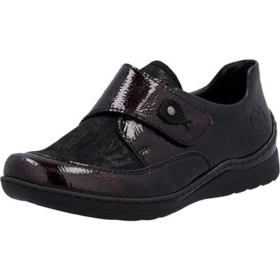 48951-35 Rieker Damskie buty wsuwane 48951, czerwony, 40 EU 48951-35 Rieker Damskie buty wsuwane 48951, czerwony, 40 EU