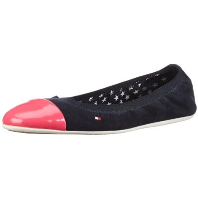 FG56815387 Tommy Hilfiger Dahlia 5C baleriny dziewczęce, niebieski Blau Midnight 403-39 EU FG56815387 Tommy Hilfiger Dahlia 5C baleriny dziewczęce, niebieski Blau Midnight 403-39 EU