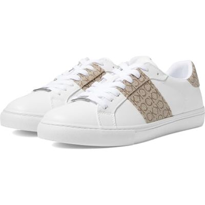 KCGWENA2-WHI03-142 Calvin Klein Women's Gwena2 Sneaker, Whilte Logo Multi 142, 5.5 KCGWENA2-WHI03-142 Calvin Klein Women's Gwena2 Sneaker, Whilte Logo Multi 142, 5.5