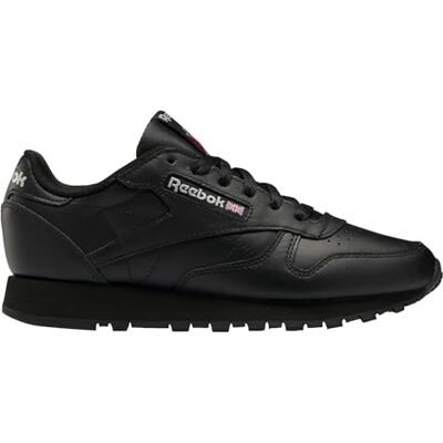 100008497 Reebok Classic Leather Sneakersy Kobiety, Cblack Cblack Pugry5, 35 EU 100008497 Reebok Classic Leather Sneakersy Kobiety, Cblack Cblack Pugry5, 35 EU