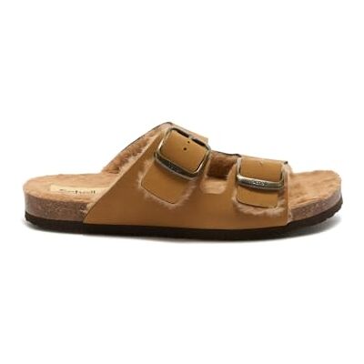 F009541175410 Scholl Damskie spodnie Jackie 2 Straps Mule, Brązowe, 44 EU, Brązowy, 7.5 UK F009541175410 Scholl Damskie spodnie Jackie 2 Straps Mule, Brązowe, 44 EU, Brązowy, 7.5 UK