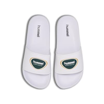 224172 hummel Sandały japonki do basenu, uniseks, białe/zielone, 45 EU, White Green, 45 EU 224172 hummel Sandały japonki do basenu, uniseks, białe/zielone, 45 EU, White Green, 45 EU