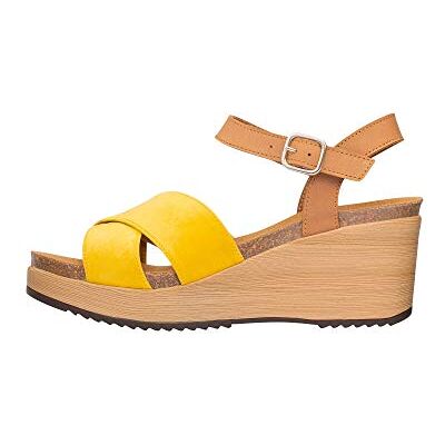 8034113335010 Lekarz Scholl Sandalia Vanessa, Damskie Buty ortopedyczne, Żółty, 41 EU 8034113335010 Lekarz Scholl Sandalia Vanessa, Damskie Buty ortopedyczne, Żółty, 41 EU