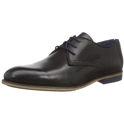 FM56820377_BLACK 990 Tommy Hilfiger Męskie C2285ampbell 2a Derby, czarny czarny (Black 990) 46 EU FM56820377_BLACK 990 Tommy Hilfiger Męskie C2285ampbell 2a Derby, czarny czarny (Black 990) 46 EU
