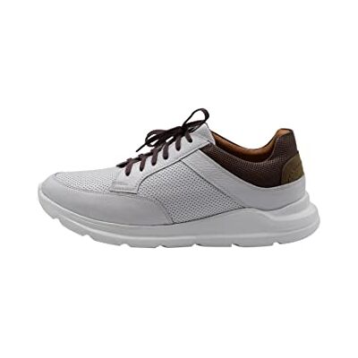 32524377-FE04 Festland Męskie sneakersy ze szlachetnej skóry, Biały wielokolorowy, 41 EU 32524377-FE04 Festland Męskie sneakersy ze szlachetnej skóry, Biały wielokolorowy, 41 EU