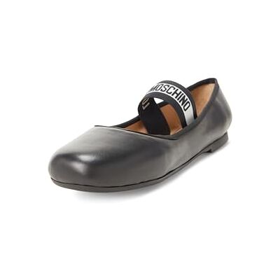 POLJA11071G0MIE000037 Love Moschino baleriny damskie, czarne, 37 EU, kolor czarny, 37 EU POLJA11071G0MIE000037 Love Moschino baleriny damskie, czarne, 37 EU, kolor czarny, 37 EU