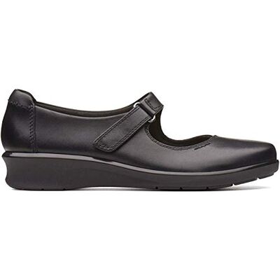 26137185_---- Clarks Damskie klapki Hope Henley, Czarny Black Leather, 37.5 EU 26137185_---- Clarks Damskie klapki Hope Henley, Czarny Black Leather, 37.5 EU