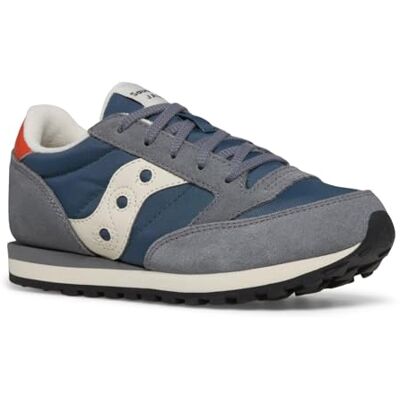SK267833 Saucony Originals Unisex dziecięce buty sportowe Jazz Original, Szary niebieski pomarańczowy, 9.5 UK SK267833 Saucony Originals Unisex dziecięce buty sportowe Jazz Original, Szary niebieski pomarańczowy, 9.5 UK