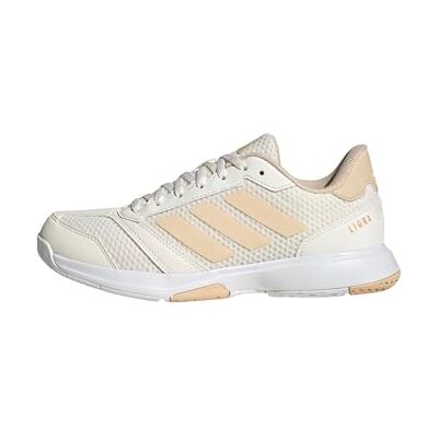 NJY25 adidas Kobiety Ligra 8 Womens Indoor Shoes, Off White/Crystal Sand/Cloud White, 44 2/3 EU NJY25 adidas Kobiety Ligra 8 Womens Indoor Shoes, Off White/Crystal Sand/Cloud White, 44 2/3 EU