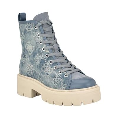 GWSHUTTER-MBL01-420 GUESS Damskie buty bojowe Shutter, Logo niebieskiego dżinsu, 37.5 EU GWSHUTTER-MBL01-420 GUESS Damskie buty bojowe Shutter, Logo niebieskiego dżinsu, 37.5 EU