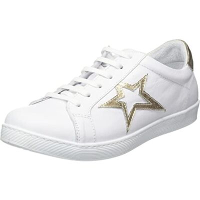 0064803 Andrea Conti Damskie buty typu sneaker, białe/złote, 38 EU, Białe złoto, 38 EU 0064803 Andrea Conti Damskie buty typu sneaker, białe/złote, 38 EU, Białe złoto, 38 EU