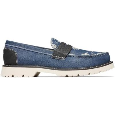 C38453 Cole Haan Męski Penny Loafer, Denim, 8 UK, dżinsowy, 40.5 EU C38453 Cole Haan Męski Penny Loafer, Denim, 8 UK, dżinsowy, 40.5 EU