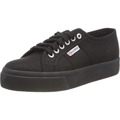S00C3N0_996 Superga Espadryle damskie 4524-cotu, Czarny pełny czarny 996, 42 EU S00C3N0_996 Superga Espadryle damskie 4524-cotu, Czarny pełny czarny 996, 42 EU