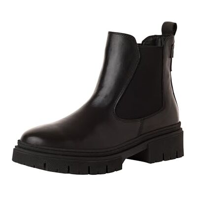 1-25902-43 Tamaris Chelsea Boots damskie buty , czarna skóra, 41 EU 1-25902-43 Tamaris Chelsea Boots damskie buty , czarna skóra, 41 EU
