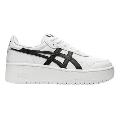 1202A024 - 100 ASICS Damskie japońskie trampki S Pf, białe czarne, 40 EU, Blanco Black, 41.5 EU 1202A024 - 100 ASICS Damskie japońskie trampki S Pf, białe czarne, 40 EU, Blanco Black, 41.5 EU