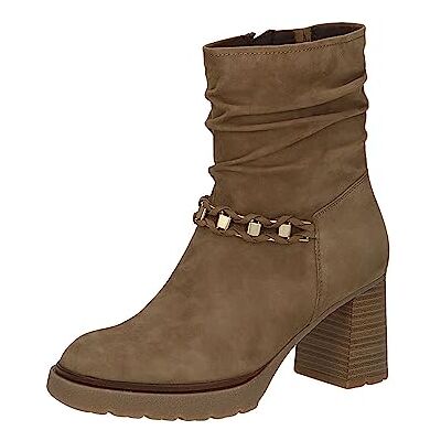 9-25438-41 Caprice Damskie botki sznurowane na obcasie, khaki, 40 EU 9-25438-41 Caprice Damskie botki sznurowane na obcasie, khaki, 40 EU