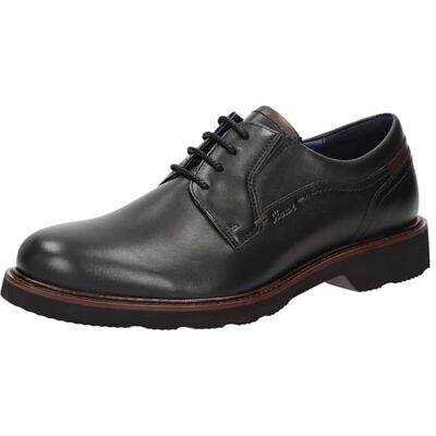 12401 Sioux Męskie Dilip Flat Oxford, Schwarz, 44 EU Large, czarny, 44 EU szerokie 12401 Sioux Męskie Dilip Flat Oxford, Schwarz, 44 EU Large, czarny, 44 EU szerokie