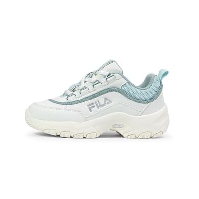 FFT0135 FILA Strada Logo Teens Sneaker, White-Blue Glow-Marshmallow, 39 EU, White Blue Glow Marshmallow, 39 EU FFT0135 FILA Strada Logo Teens Sneaker, White-Blue Glow-Marshmallow, 39 EU, White Blue Glow Marshmallow, 39 EU