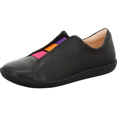 3-000945 Think Nature damskie buty typu sneaker, garbowane bez chromu, trwałe wymienne wkładki, czarne 0000, 36 EU, czarny 000, 36 EU 3-000945 Think Nature damskie buty typu sneaker, garbowane bez chromu, trwałe wymienne wkładki, czarne 0000, 36 EU, czarny 000, 36 EU