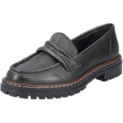 52050-55 Rieker Loafer damskie 52050, zielony, 39 eu 52050-55 Rieker Loafer damskie 52050, zielony, 39 eu