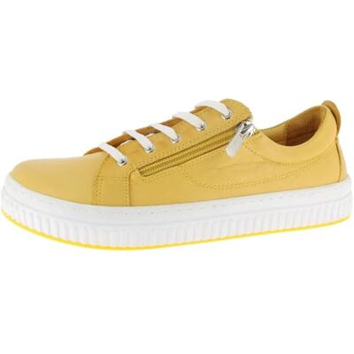 0069003 Andrea Conti Damskie buty typu sneaker Low Top, żółty, 40 EU 0069003 Andrea Conti Damskie buty typu sneaker Low Top, żółty, 40 EU
