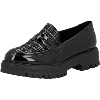 47550-00 Rieker Damski 47550 Loafer, czarny, 40 EU, czarny, 40 EU 47550-00 Rieker Damski 47550 Loafer, czarny, 40 EU, czarny, 40 EU