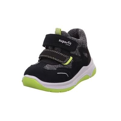 1006403 Superfit Cooper chłopięce buty do nauki chodzenia, Czarny jasnozielony 000, 25 EU 1006403 Superfit Cooper chłopięce buty do nauki chodzenia, Czarny jasnozielony 000, 25 EU
