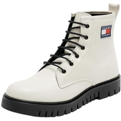 EN0EN02624 Tommy Jeans Damskie buty TJW LACE UP () średnie, białe (Ecru), 39 EU, Biały Ecru, 39 EU EN0EN02624 Tommy Jeans Damskie buty TJW LACE UP () średnie, białe (Ecru), 39 EU, Biały Ecru, 39 EU