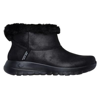 144800 BBK Skechers Damskie klasyczne botki, Czarny/czarny, 36 EU 144800 BBK Skechers Damskie klasyczne botki, Czarny/czarny, 36 EU