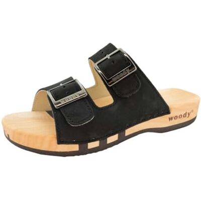6811D Woody Damskie buty drewniane Maxima, czarne, rozmiar 38 EU, czarny, 38 EU 6811D Woody Damskie buty drewniane Maxima, czarne, rozmiar 38 EU, czarny, 38 EU