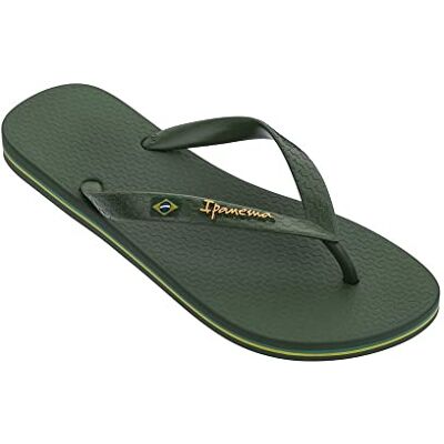 80415 20770 Ipanema CLAS Brasil II Ad klapki męskie, zielony, 41/42 EU 80415 20770 Ipanema CLAS Brasil II Ad klapki męskie, zielony, 41/42 EU
