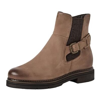 1-25345-45 Tamaris Damskie buty Chelsea , szarobrązowe (taupe nubuc), 40 EU, taupe nubuc, 40 EU 1-25345-45 Tamaris Damskie buty Chelsea , szarobrązowe (taupe nubuc), 40 EU, taupe nubuc, 40 EU