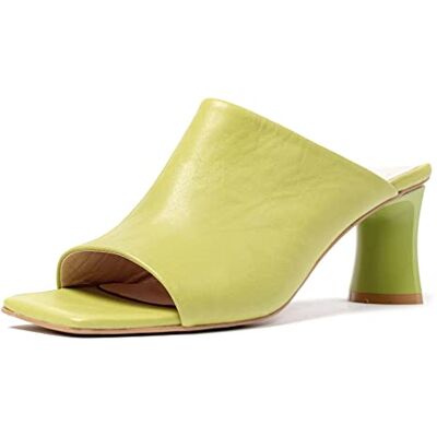 O_YWT_S53_36 L37 HANDMADE SHOES You Want This Heeled sandały damskie, zielony, 36 EU O_YWT_S53_36 L37 HANDMADE SHOES You Want This Heeled sandały damskie, zielony, 36 EU