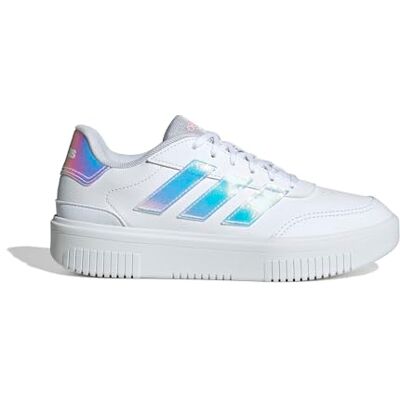 ADIDAS - COURTBLOCK BOLD - Cloud White - Syntetyczny - Shoes ADIDAS - COURTBLOCK BOLD - Cloud White - Syntetyczny - Shoes