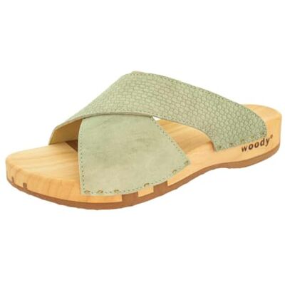 23220 Woody Mila damskie buty drewniane, jadeitowa zieleń, 43 EU, zielony jadeitowy, 43 EU 23220 Woody Mila damskie buty drewniane, jadeitowa zieleń, 43 EU, zielony jadeitowy, 43 EU