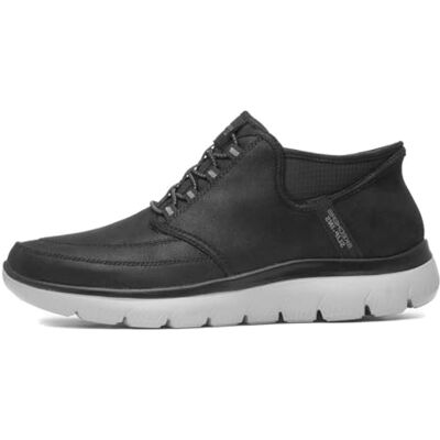 232927 BKCC Skechers Mężczyźni Summits Siegul Trampki, Black Suede/Charcoal Trim, 45 EU 232927 BKCC Skechers Mężczyźni Summits Siegul Trampki, Black Suede/Charcoal Trim, 45 EU