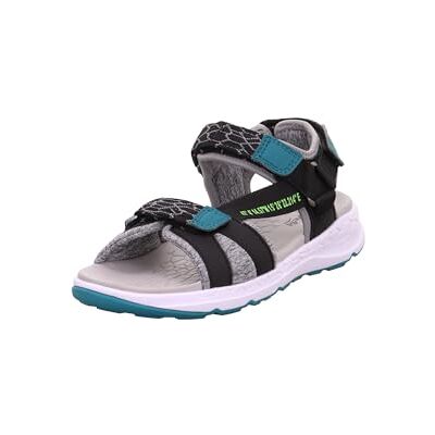 1000580 Superfit Chłopięce sandały crossowe, Czarno-zielony 000, 42 EU 1000580 Superfit Chłopięce sandały crossowe, Czarno-zielony 000, 42 EU