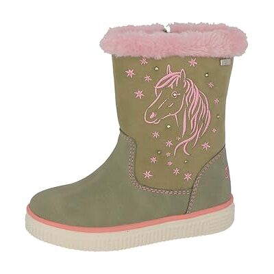 4270410004 Tom Tailor Kids Dziewczęce modne kozaki, zielony, 35 EU 4270410004 Tom Tailor Kids Dziewczęce modne kozaki, zielony, 35 EU