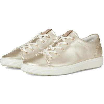 470803-01688 ECCO Buty Damskie Miękkie 7 Koronkowe Modne Trampki, Czyste białe złoto, 38/38.5 EU 470803-01688 ECCO Buty Damskie Miękkie 7 Koronkowe Modne Trampki, Czyste białe złoto, 38/38.5 EU